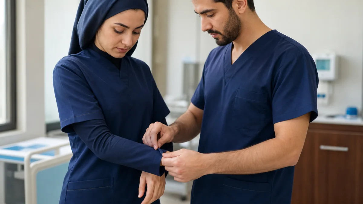 ویژگی فنی لباس بیمارستانی مشهد