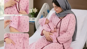 ساخت لباس شیردهی بیمارستانی