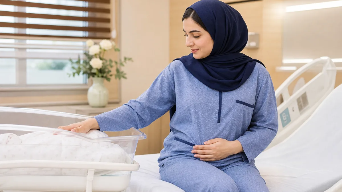 پوشش زنانه بیمارستانی با طراحی کاربردی